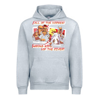 Heather Grey wrong side of the river Urban Hoodie - artisFamous