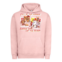 Pigment Salmon wrong side of the river Urban Hoodie - artisFamous