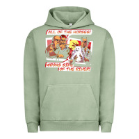 Pigment Oil Green wrong side of the river Urban Hoodie - artisFamous