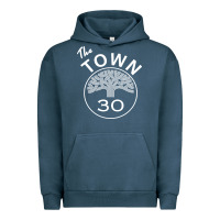 Pigment Midnight Navy golden state the town Urban Hoodie - artisFamous