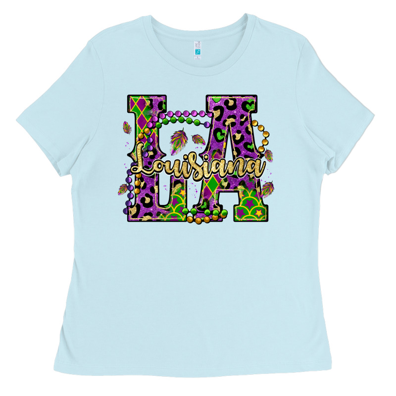 Louisiana Mardi Gras Ladies Tee by OliviaCreatesArt | Teevron