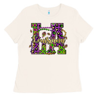 Bone louisiana mardi gras Ladies Tee - OliviaCreatesArt