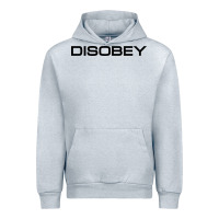 Heather Grey disobey   t shirt Urban Hoodie - artisFamous
