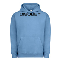 Pigment Pebble Blue disobey   t shirt Urban Hoodie - artisFamous