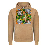 Vintage Camel St. Patricks Chicken With Cupcake Leopard Vintage Hoodie - FaDigitalArtStudio