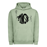 Pigment Oil Green p hish Urban Hoodie - artisFamous