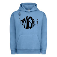 Pigment Pebble Blue p hish Urban Hoodie - artisFamous