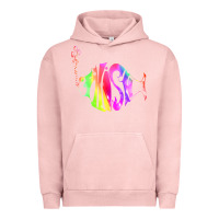Pigment Salmon p hish Urban Hoodie - artisFamous