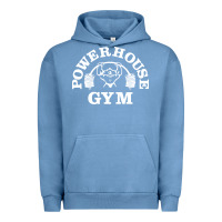 Pigment Pebble Blue power house gym fitness Urban Hoodie - artisFamous