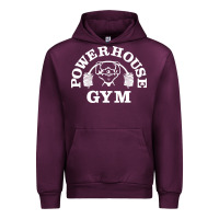 Mauve Wine power house gym fitness Urban Hoodie - artisFamous