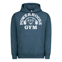 Pigment Midnight Navy power house gym fitness Urban Hoodie - artisFamous