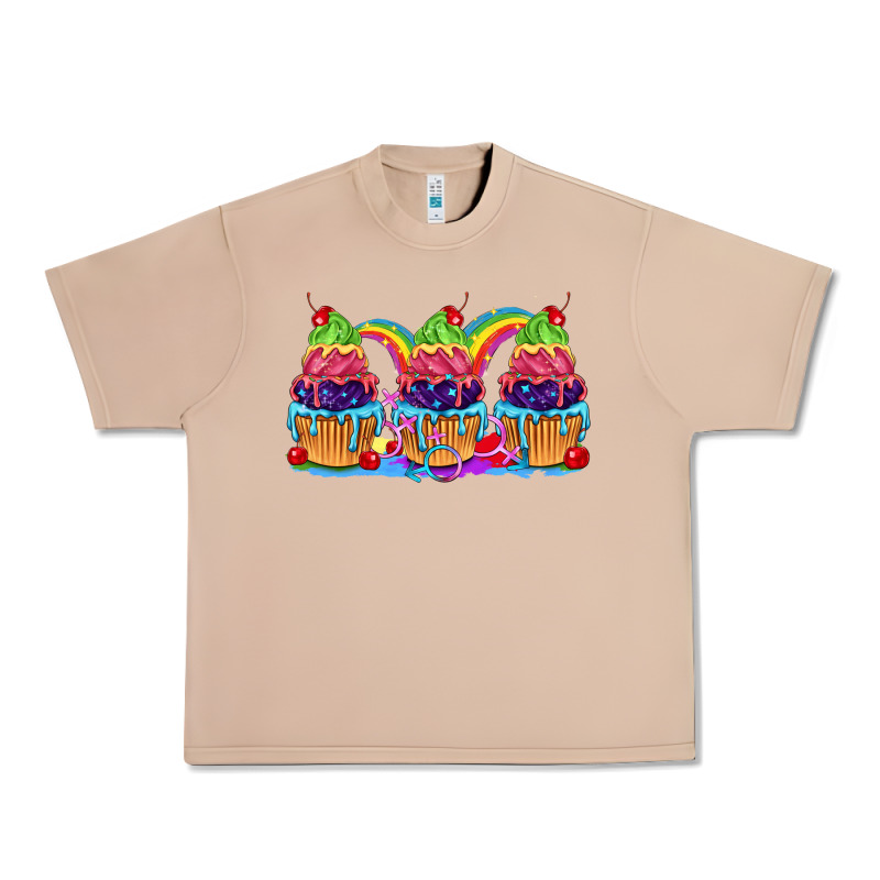 Pride Cupcake Urban Heavy Tee by FaDigitalArtStudio | Teevron