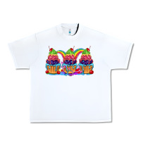 White Pride cupcake Urban Heavy Tee - FaDigitalArtStudio