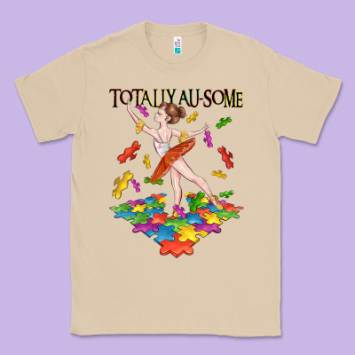 Totally Au Some Classic Tee Designed By Cowgirlartshop