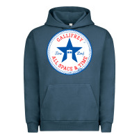 Pigment Midnight Navy time lords chucks Urban Hoodie - artisFamous