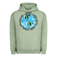 Pigment Oil Green step brothers Urban Hoodie - artisFamous