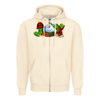 Sandshell joy for christmas with snowman Zipper Hoodie - AdoDesignShop