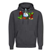 Smoke joy for christmas with snowman Zipper Hoodie - AdoDesignShop
