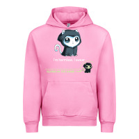Fuchsia Pink i'm harmless, i swear Urban Hoodie - artisFamous