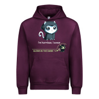 Mauve Wine i'm harmless, i swear Urban Hoodie - artisFamous