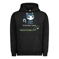 Pigment Black i'm harmless, i swear Urban Hoodie - artisFamous