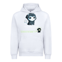 White i'm harmless, i swear Urban Hoodie - artisFamous