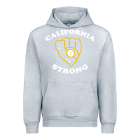 Heather Grey california strong Urban Hoodie - artisFamous