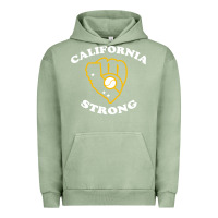 Pigment Oil Green california strong Urban Hoodie - artisFamous