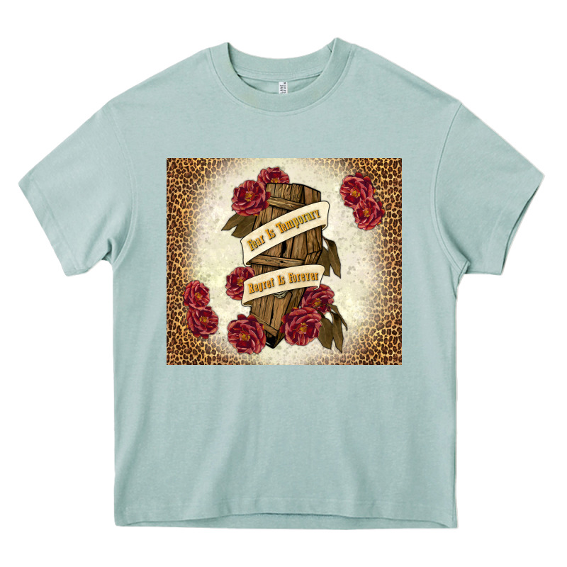 Fear Is Temporary Regret Is Forever Heavy Core Tee by TumblerDesignByShophia | Teevron