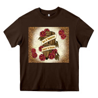 Chocolate Brown fear is temporary regret is forever Heavy Core Tee - TumblerDesignByShophia
