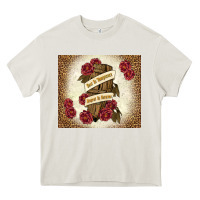 Cream fear is temporary regret is forever Heavy Core Tee - TumblerDesignByShophia