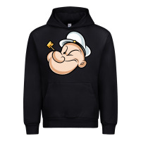 Black The Sailor Popeye Urban Hoodie - artisFamous