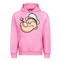 Fuchsia Pink The Sailor Popeye Urban Hoodie - artisFamous
