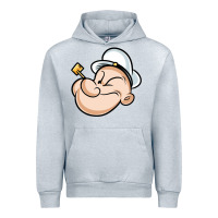 Heather Grey The Sailor Popeye Urban Hoodie - artisFamous