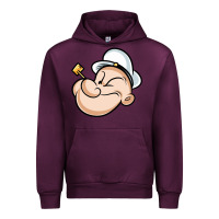Mauve Wine The Sailor Popeye Urban Hoodie - artisFamous