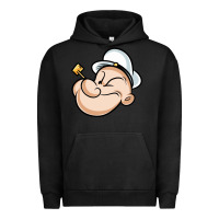 Pigment Black The Sailor Popeye Urban Hoodie - artisFamous