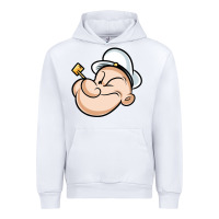 White The Sailor Popeye Urban Hoodie - artisFamous