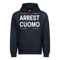 Navy anti cuomo political Urban Hoodie - artisFamous