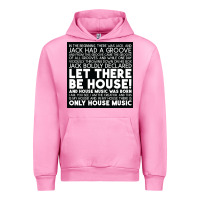 Fuchsia Pink Let there be house music Urban Hoodie - artisFamous