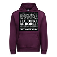Mauve Wine Let there be house music Urban Hoodie - artisFamous