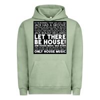 Pigment Oil Green Let there be house music Urban Hoodie - artisFamous