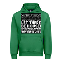 Emerald Let there be house music Urban Hoodie - artisFamous