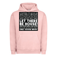 Pigment Salmon Let there be house music Urban Hoodie - artisFamous