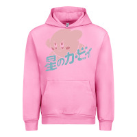 Fuchsia Pink kirby kanji classic Urban Hoodie - artisFamous