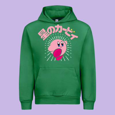 Kirby Kanji Classic Urban Hoodie Designed By Artisfamous