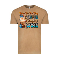 Vintage Camel Plan For The Day Coffee Camping Wine Frappe Coffee Vintage Tee - FaDigitalArtStudio