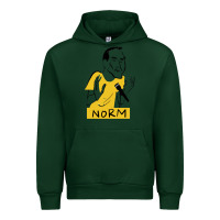 Forest Green norm macdonald cartoon Urban Hoodie - artisFamous