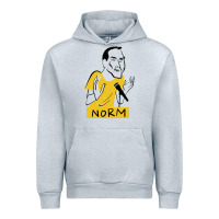 Heather Grey norm macdonald cartoon Urban Hoodie - artisFamous
