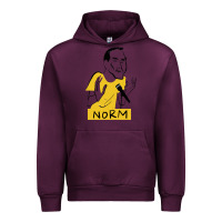 Mauve Wine norm macdonald cartoon Urban Hoodie - artisFamous