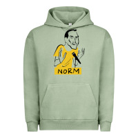 Pigment Oil Green norm macdonald cartoon Urban Hoodie - artisFamous